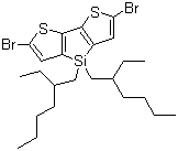 2,6-Dibromo-4,4-bis(2-ethylhexyl)-4H-silolo[3,2-b:4,5-b']dithiophene molecular structure (CAS 1089687-05-7)