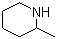 2-甲基哌啶分子结构 (CAS 109-05-7)