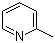 structure of CAS# 109-06-8, 2-Picoline;2-Methylpyridine
