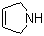 structure of CAS# 109-96-6, 3-Pyrroline;2,5-Dihydro-1H-pyrrole