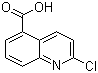 2-Chloro-5-quinolinecarboxylic acid molecular structure (CAS 1092287-30-3)