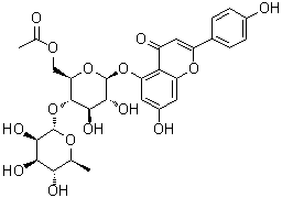 山茶苷 A分子结构 (CAS 109232-77-1)