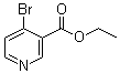 4-Bromo-3-pyridinecarboxylic acid ethyl ester molecular structure (CAS 1092353-02-0)
