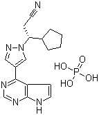 Ruxolitinib Phosphate molecular structure (CAS 1092939-17-7)