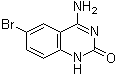 结构式 CAS# 1093201-96-7, 4-氨基-6-溴-2(1H)-喹唑啉酮