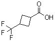 3-(Trifluoromethyl)cyclobutanecarboxylic acid molecular structure (CAS 1093750-93-6)