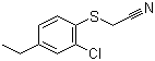 2-(2-Chloro-4-ethylphenylthio)acetonitrile molecular structure (CAS 1093758-93-0)
