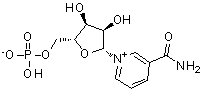 烟酰胺核苷酸分子结构 (CAS 1094-61-7)