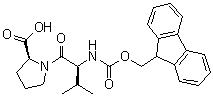 N-[芴甲氧羰基]-L-缬氨酰-L-脯氨酸分子结构 (CAS 109425-49-2)