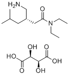 普瑞巴林杂质7D-酒石酸盐分子结构 (CAS 1094517-98-2)