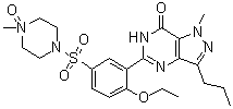 西地那非 N-氧化物分子结构 (CAS 1094598-75-0)