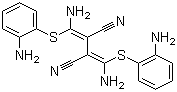 1,4-二氨基-2,3-二氰基-1,4-双(邻氨基苯硫基)丁二烯分子结构 (CAS 109511-58-2)