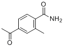 4-乙酰基-2-甲基苯甲酰胺分子结构 (CAS 1095275-06-1)