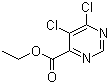 5,6-Dichloropyrimidine-4-carboxylic acid ethyl ester molecular structure (CAS 1097250-57-1)
