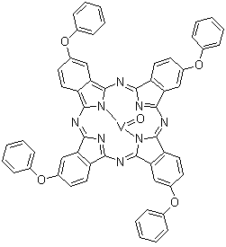 2,9,16,23-四苯氧基-29H,31H-酞菁氧钒分子结构 (CAS 109738-21-8)