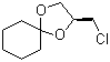 (2S)-2-(Chloromethyl)-1,4-dioxaspiro[4.5]decane molecular structure (CAS 1098589-87-7)