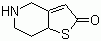 5,6,7,7a-四氢噻吩并[3,2-c]吡啶-2(4H)-酮分子结构 (CAS 109904-37-2)