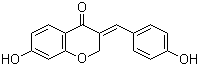 7-Hydroxy-3-(4-hydroxybenzylidene)chroman-4-one molecular structure (CAS 110064-50-1)
