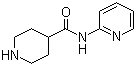 N-(吡啶-2-基)哌啶-4-甲酰胺分子结构 (CAS 110105-31-2)