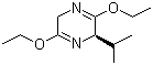 结构式 CAS# 110117-71-0, (R)-2,5-二氢-3,6-二乙氧基-2-异丙基吡嗪