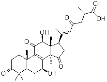 Ganoderenic acid E molecular structure (CAS 110241-23-1)