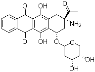 氨柔比星分子结构 (CAS 110267-81-7)