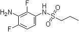 结构式 CAS# 1103234-57-6, N-(3-氨基-2,4-二氟苯基)丙烷磺酰胺