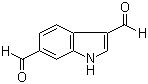 吲哚-3,6-二甲醛分子结构 (CAS 110370-43-9)