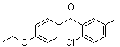 (2-Chloro-5-iodophenyl)(4-ethoxyphenyl)methanone molecular structure (CAS 1103738-26-6)