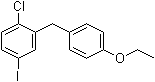 1-氯-2-[(4-乙氧基苯基)甲基]-4-碘苯分子结构 (CAS 1103738-29-9)