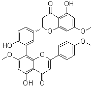 罗汉松黄烷酮分子结构 (CAS 110382-42-8)