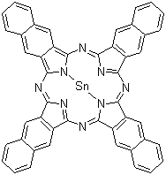 2,3-萘酞菁锡(II)分子结构 (CAS 110479-58-8)
