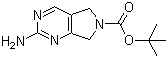 2-氨基-5H-吡咯并[3,4-d]嘧啶-6(7H)-甲酸叔丁酯分子结构 (CAS 1105187-42-5)