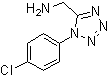 1-(4-氯苯基)-1H-四唑-5-甲胺分子结构 (CAS 1105192-80-0)