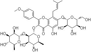 朝藿定 C分子结构 (CAS 110642-44-9)