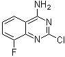 2-Chloro-8-fluoro-4-quinazolinamine molecular structure (CAS 1107695-04-4)