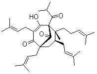 贯叶金丝桃素分子结构 (CAS 11079-53-1)