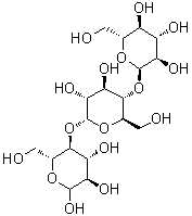 D-麦芽三糖分子结构 (CAS 1109-28-0)