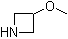 3-甲氧基吖丁啶分子结构 (CAS 110925-17-2)