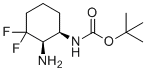 叔-丁基((1R,2R)-2-氨基-3,3-二氟环己基)氨基甲酸酯分子结构 (CAS 1109284-37-8)