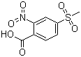2-硝基-4-甲砜基苯甲酸分子结构 (CAS 110964-79-9)