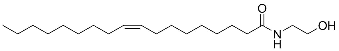 油酰乙醇胺分子结构 (CAS 111-58-0)