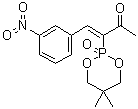 3-(5,5-Dimethyl-2-oxido-1,3,2-dioxaphosphorinan-2-yl)-4-(3-nitrophenyl)-3-buten-2-one molecular structure (CAS 111011-78-0)