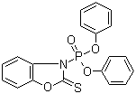 (2,3-二氢-2-硫酮-3-苯并噁唑基)膦酸二苯酯分子结构 (CAS 111160-56-6)