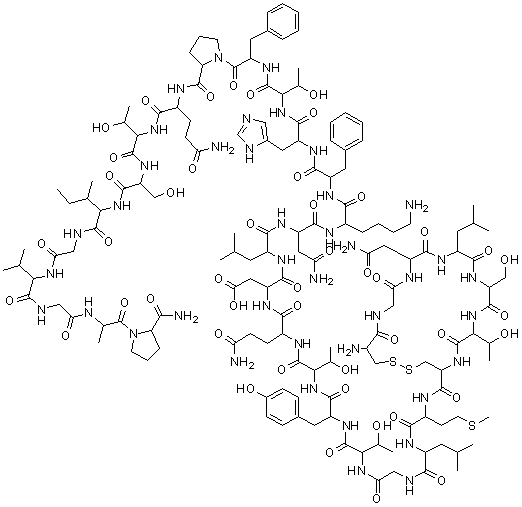 Rat calcitonin molecular structure (CAS 11118-25-5)