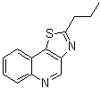 2-丙基噻唑并[4,5-c]喹啉分子结构 (CAS 111199-35-0)