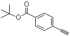 structure of CAS# 111291-97-5, tert-Butyl 4-ethynylbenzoate;4-Ethynylbenzoic acid 1,1-dimethylethyl ester