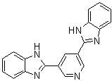 2,2'-(3,5-吡啶二基)双[1H-苯并咪唑]分子结构 (CAS 111397-62-7)