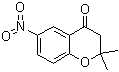 2,3-二氢-2,2-二甲基-6-硝基-4H-1-苯并吡喃-4-酮分子结构 (CAS 111478-49-0)