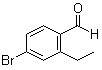 4-溴-2-乙基苯甲醛分子结构 (CAS 1114808-89-7)